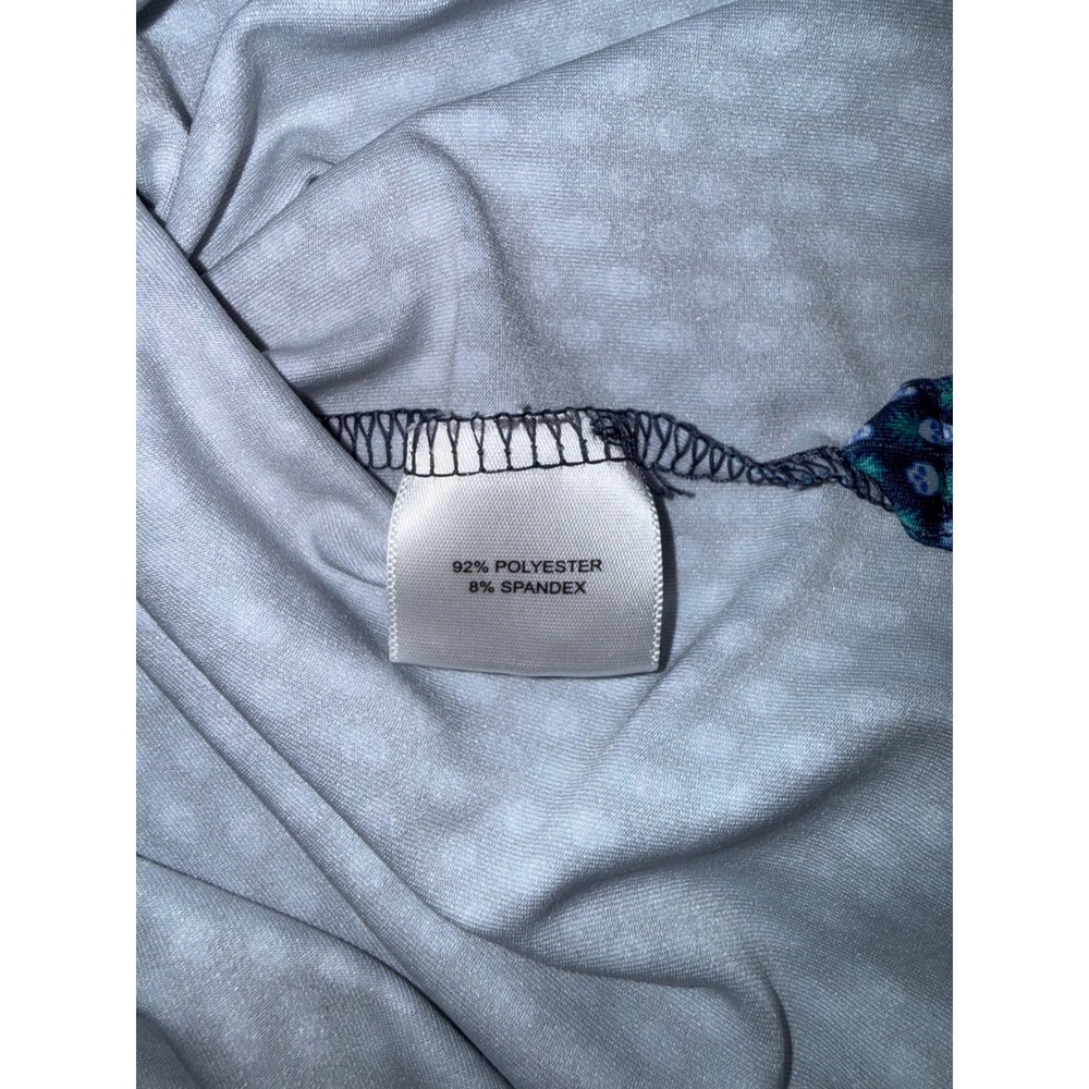 Peter Millar Summer Comfort Mens XL Blue Pineapple Skull Golf Polo Shirt SH logo - Picture 8 of 11
